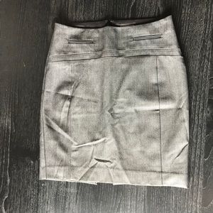 Express grey pencil skirt